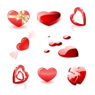 Heart icons collection N3