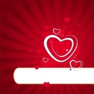 Abstract valentine illustration