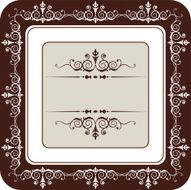 vector vintage frame N24