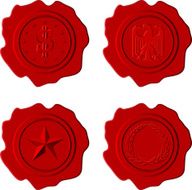 four red wax