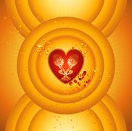 Red Heart Vector N11