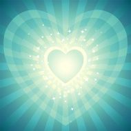 Blue heart background N2