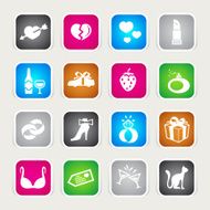 Multicolor Icons - Love