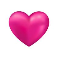 Shiny 3d vector heart N3