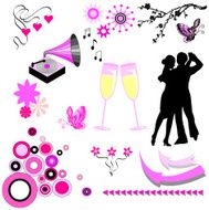 Design elements Party (Vector)