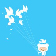 Comfort in captivity (vector)