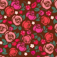 illustration rose background