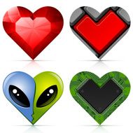 Valentine hearts set N4