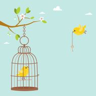 Bird in Cage N2
