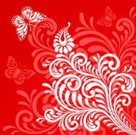 Floral background N1081