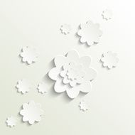 Cutout paper flowers N2