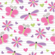 cute romantic seamless pattern N4
