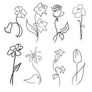 flowers Design Set