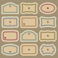 vintage labels set (vector)