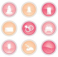 Wedding icon set N22
