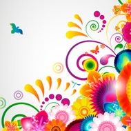 Floral design background N5