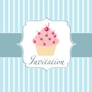 cupcake invitation background N8