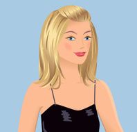 Girl in Black Dress N2