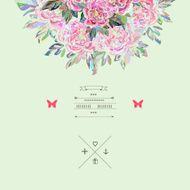 Beautiful bouquet in vector Hand drawn vector illustration N10