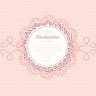 Vintage invitation card N134