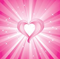 Pink valentines heart N2