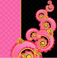 Sweet pink swirls N4