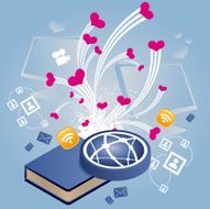 Love on the web - book and network