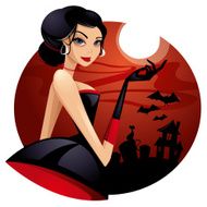 Halloween Pin-Up