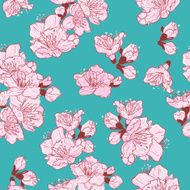Seamless pattern with flowers N100