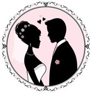 Bride and groom N91
