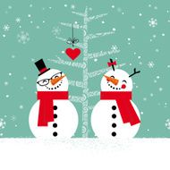 Snowmen in Love N3