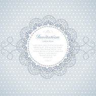 Vintage invitation card N135
