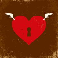 Heart with wings N28