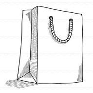 Sketch Shopping bag shopping N2