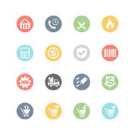 Shopping Icons 1 Minimal Style