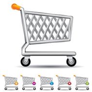 Shopping Cart icons for e-Commerce