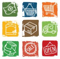 Ecommerce grunge blocks