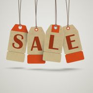4 Vintage Price Sticker Sale