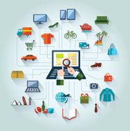 Flat and web design banner N2