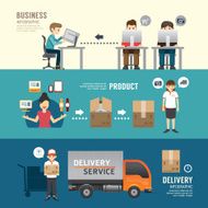Business design e-shopping concept people set presentation plan N2