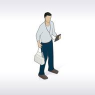 Male Consumer Illustration