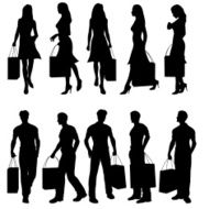 Shopping Silhouette Collection