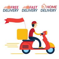 Delivery Boy Ride Scooter Motorcycle Service