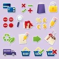 Online Shopping Cutouts