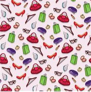 Pattern of women&#039;s accessories shopping N2