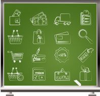 Shopping and website icons