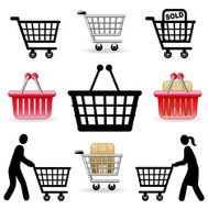 shopping cart icons N5