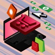 E-Commerce icon laptop