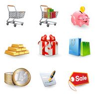 Icons - Shopping 3D series