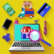 Internet shopping process and delivery N5